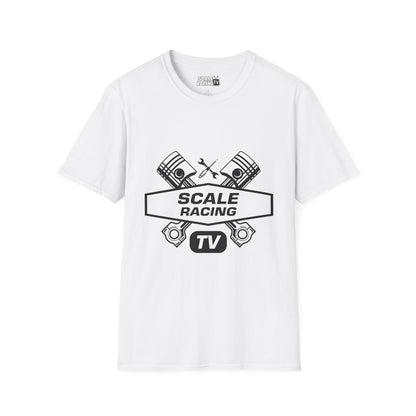 Scale Racing T-Shirt – Engine Pistons & Wrenches Racing TV Shirt
