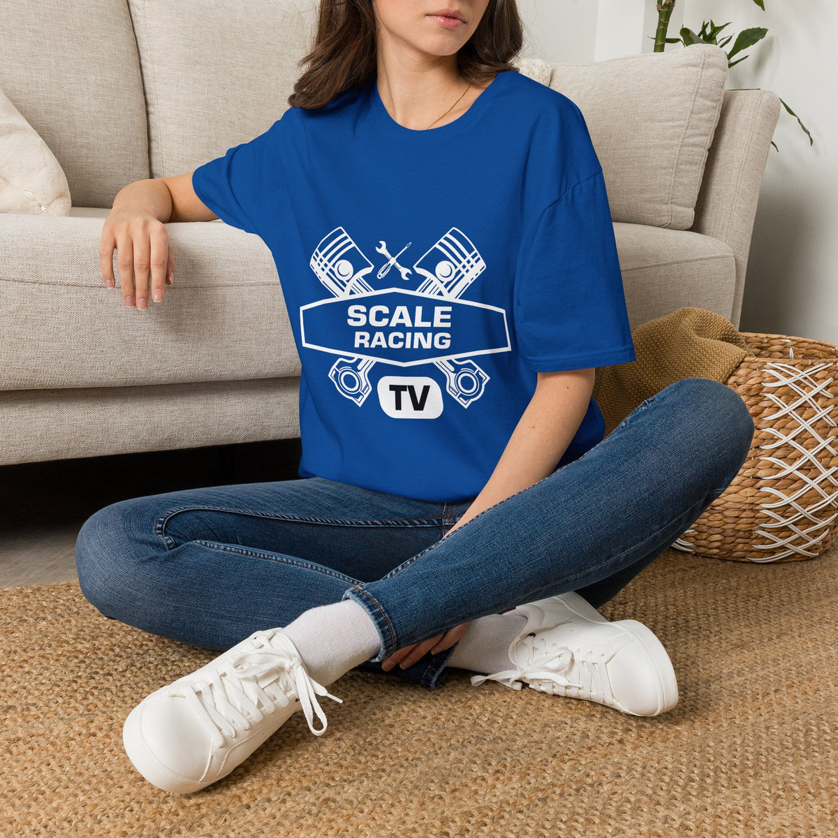 Scale Racing T-Shirt – Engine Pistons & Wrenches Racing TV Shirt