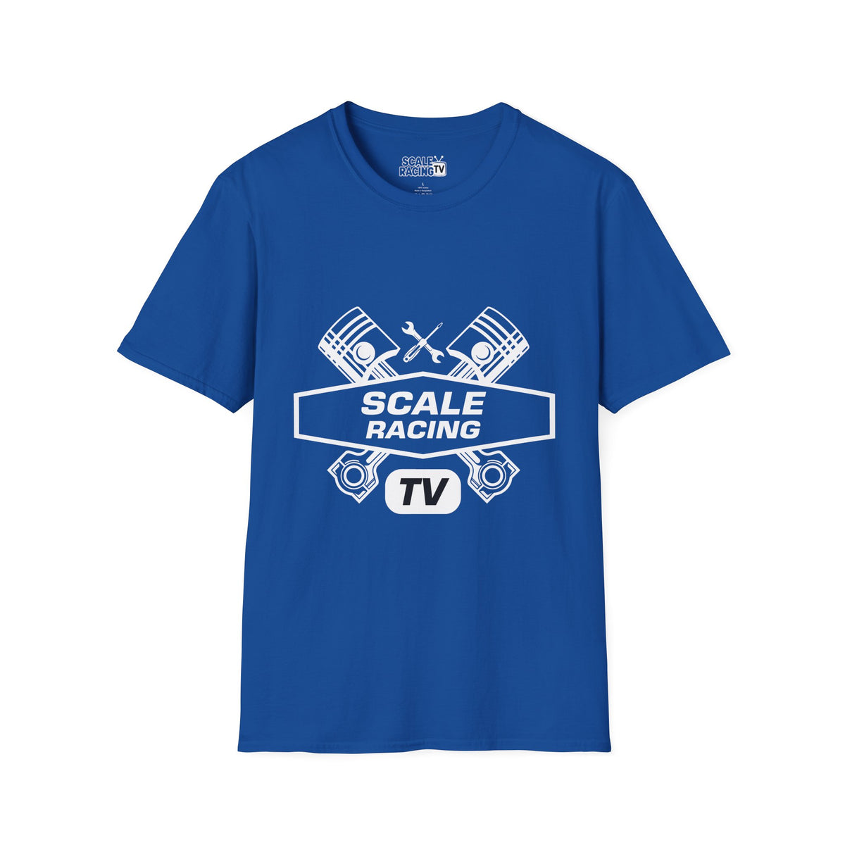 Scale Racing T-Shirt – Engine Pistons & Wrenches Racing TV Shirt