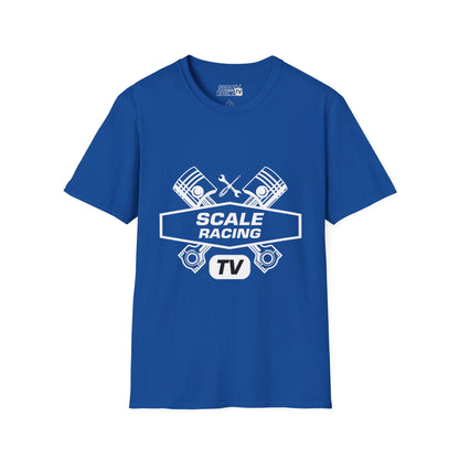 Scale Racing T-Shirt – Engine Pistons & Wrenches Racing TV Shirt