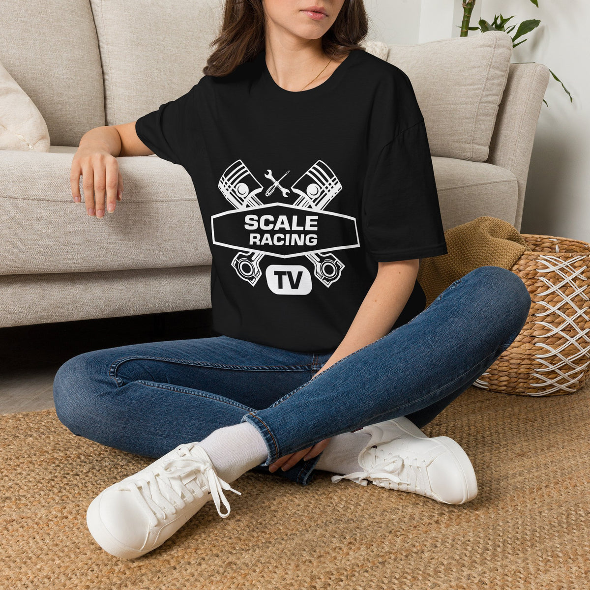 Scale Racing T-Shirt – Engine Pistons & Wrenches Racing TV Shirt