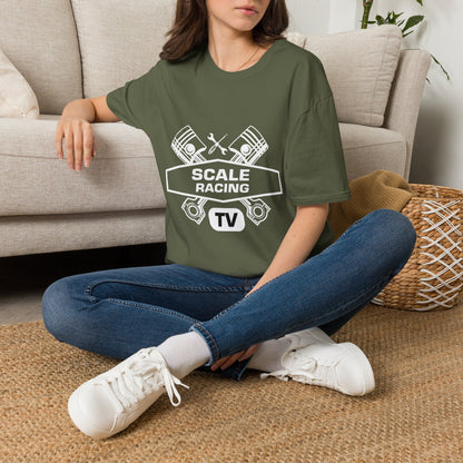 Scale Racing T-Shirt – Engine Pistons & Wrenches Racing TV Shirt