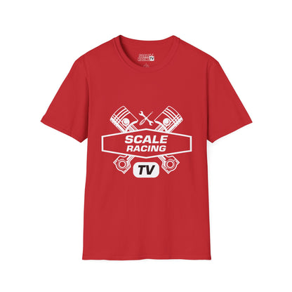 Scale Racing T-Shirt – Engine Pistons & Wrenches Racing TV Shirt