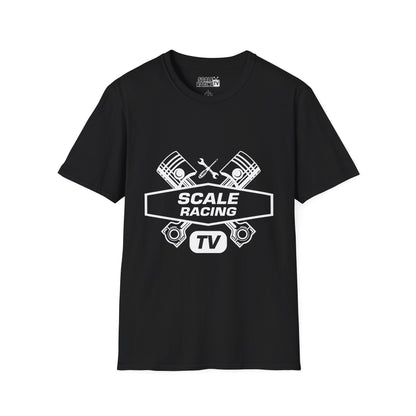 Scale Racing T-Shirt – Engine Pistons & Wrenches Racing TV Shirt